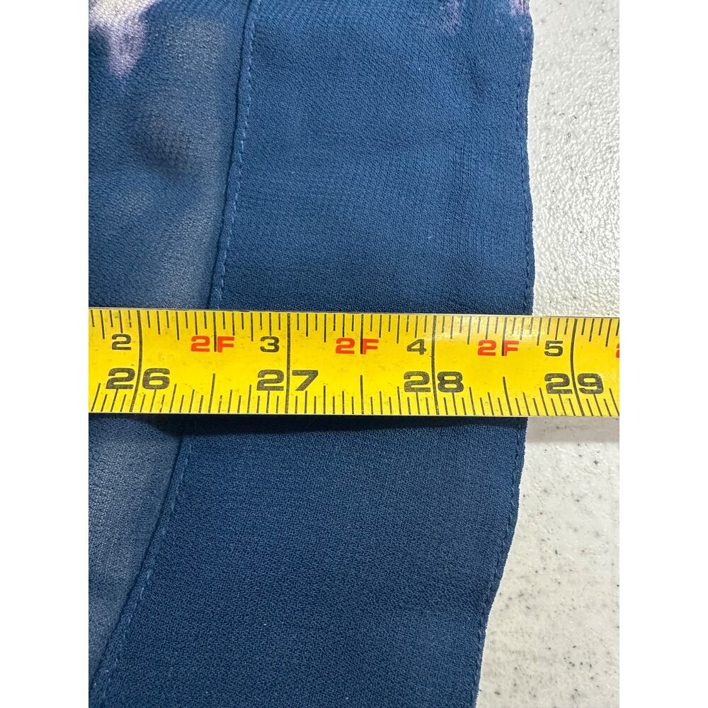 NEW Free People XS Tie Me Down Top Oversized Bohemian Tie Dye Sheer Lace A34 - Picture 8 of 8